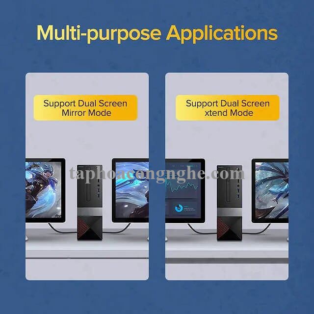 Ugreen 60844 3m cáp dp ra displayport 1.4 version hợp kim bọc lưới chống nhiễu màu đen DP112 30060844